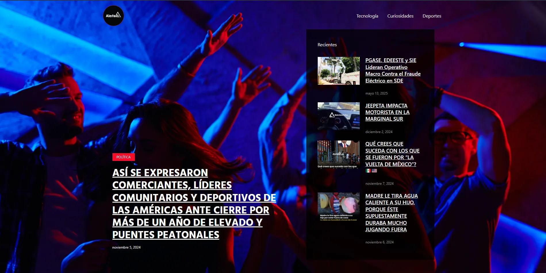 Portal de noticias Alerta RD